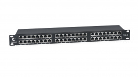 Cabeus PLHD-48-Cat.6-SH-Dual IDC-1U Патч-панель высокой плотности 19
