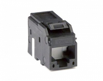 Модуль Keystone RJ45 CAT5E неэкранированный(UTP), черный (форм-фактор МС) RNK5EUBK DKC 