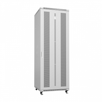 Cabeus ND-05C-47U80/100 Шкаф 19" напольный 47U 800x1000x2277mm (ШхГхВ) перед. и зад. перф. двери, ручка с замком, цвет серый (RAL 7035)